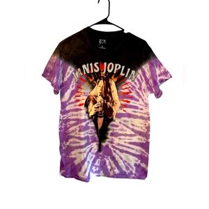 Janis Joplin Tie Dye Graphic T-Shirt Size Medium New